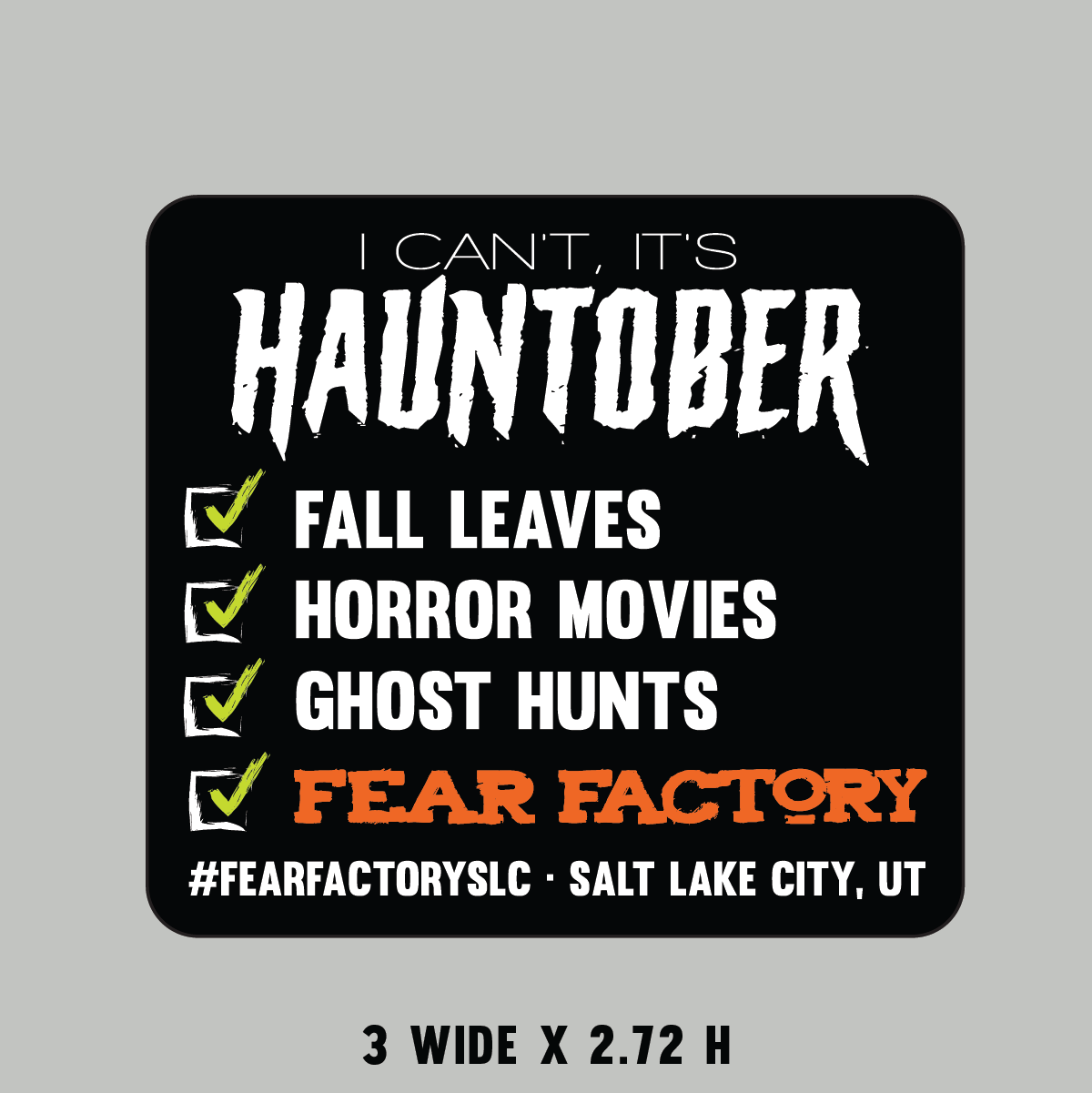 Hauntober Sticker
