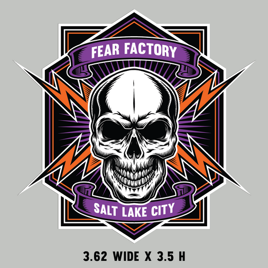 Biker Skull Sticker