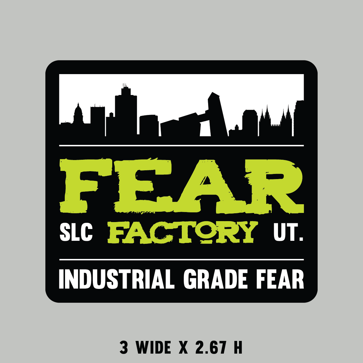 Green Fear in the City Sticker