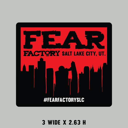 Bloody City Scape Sticker