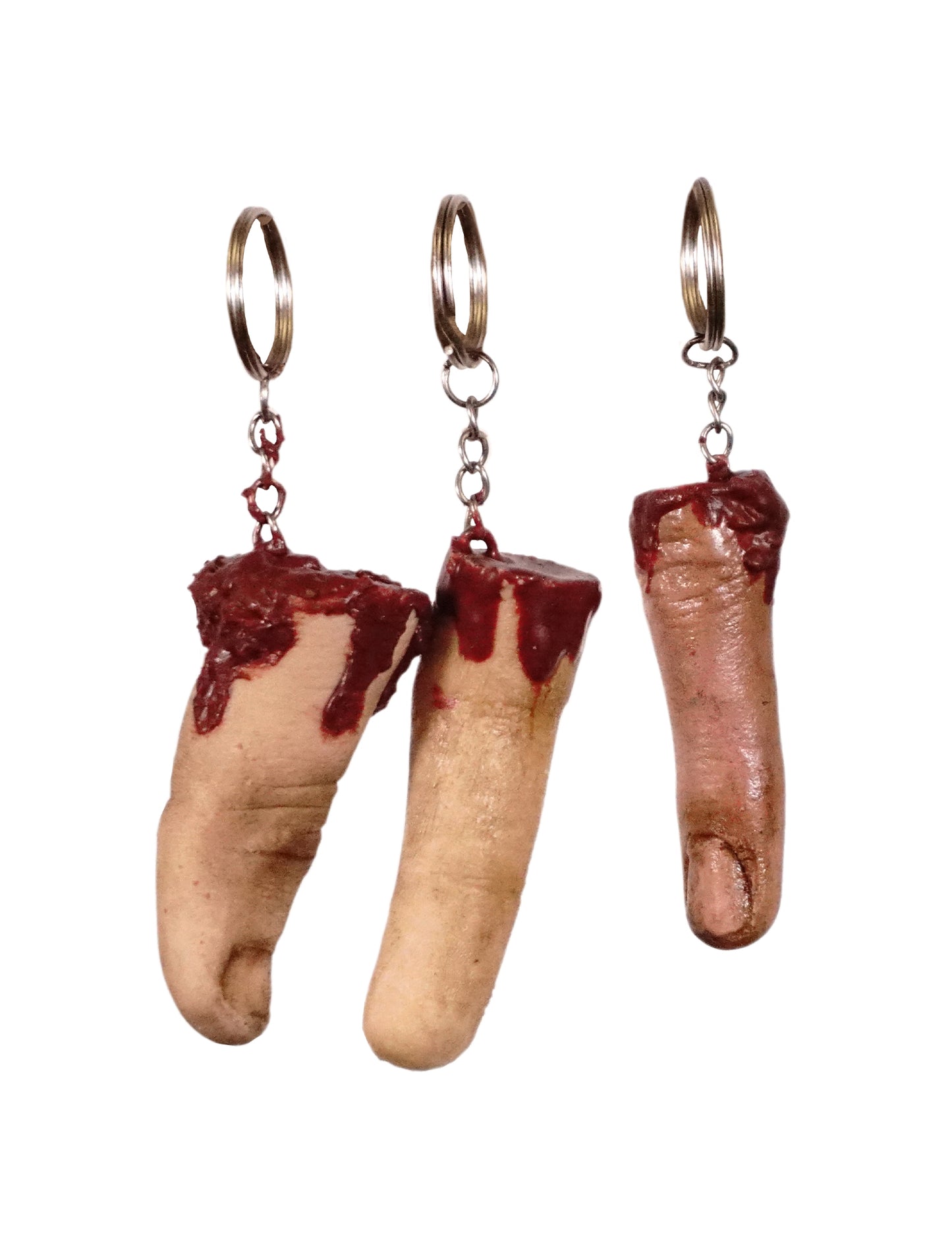 Severed Finger Keychain